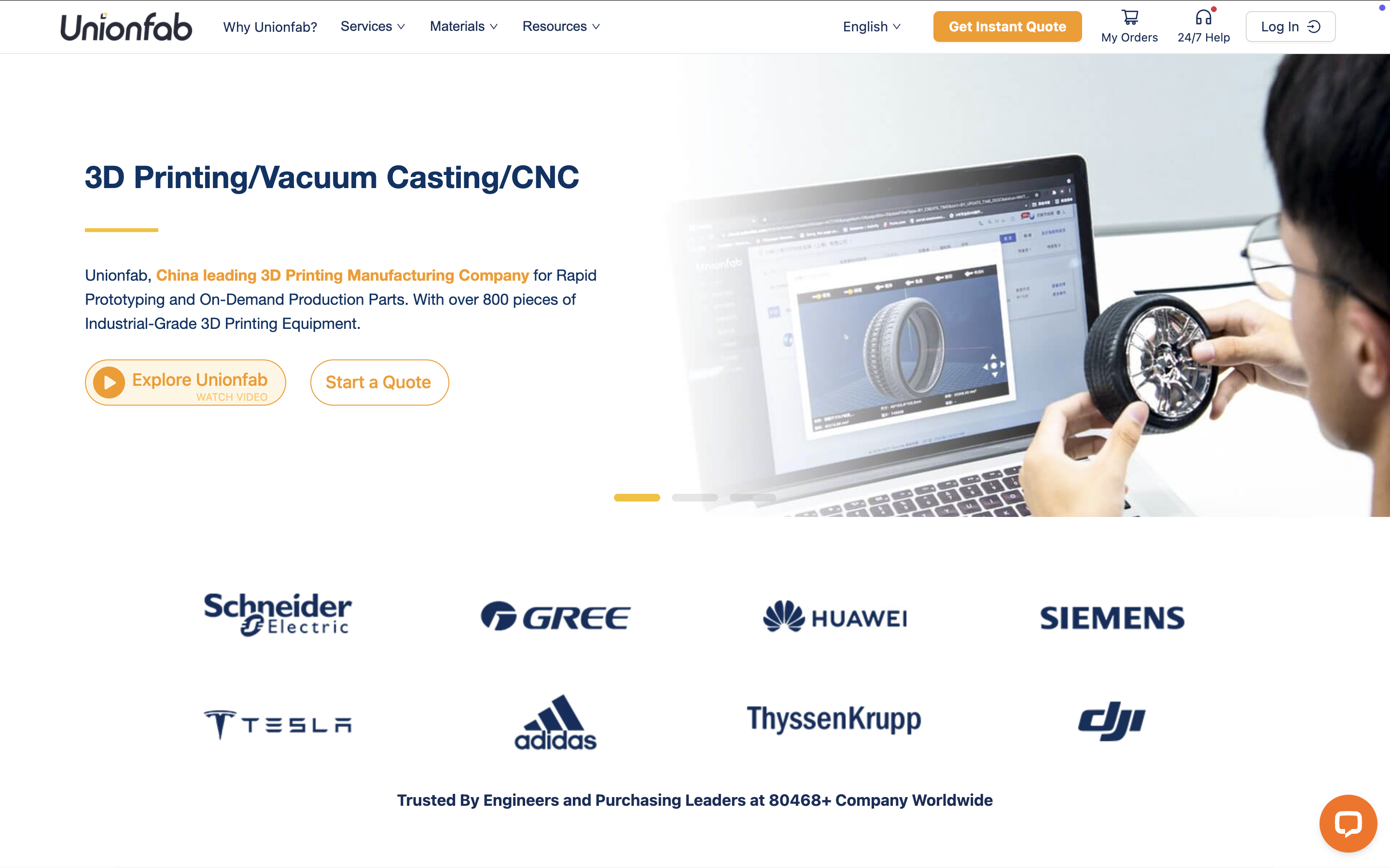 Unionfab Digital Manufacturing Platform